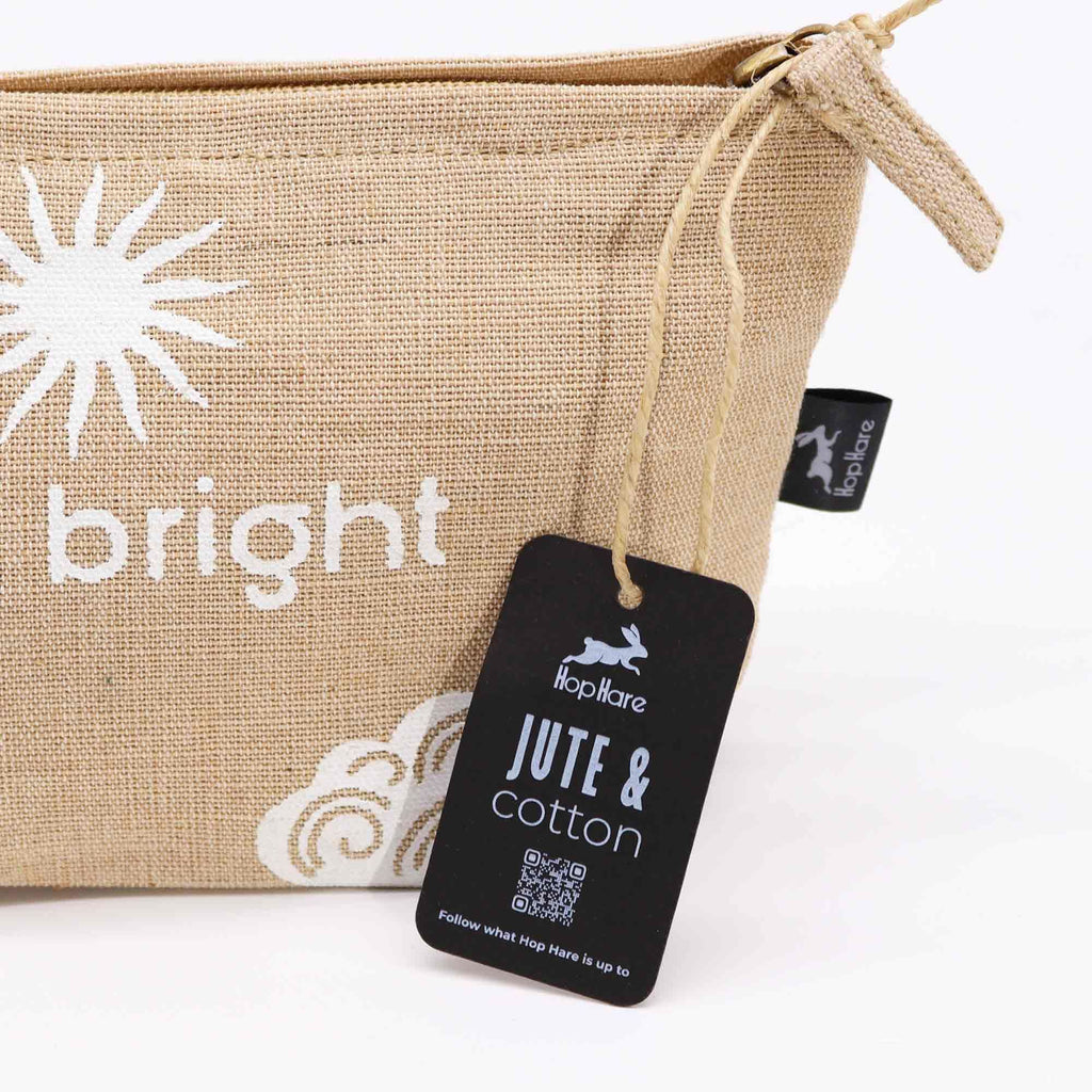 Hop Hare Pouch I am Bright with Eco Friendly Design