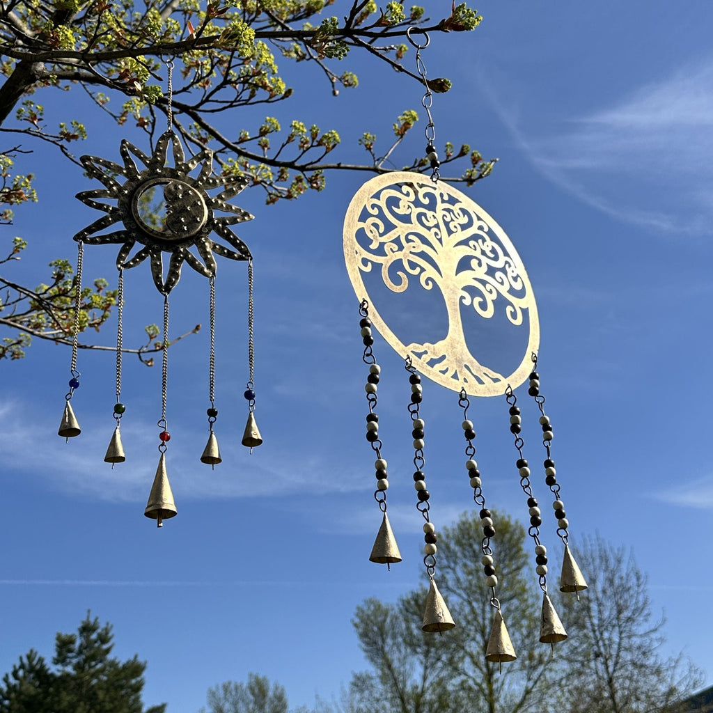 Indian Chimes Large Tree of Life Bell Chimes with Colourful Beads