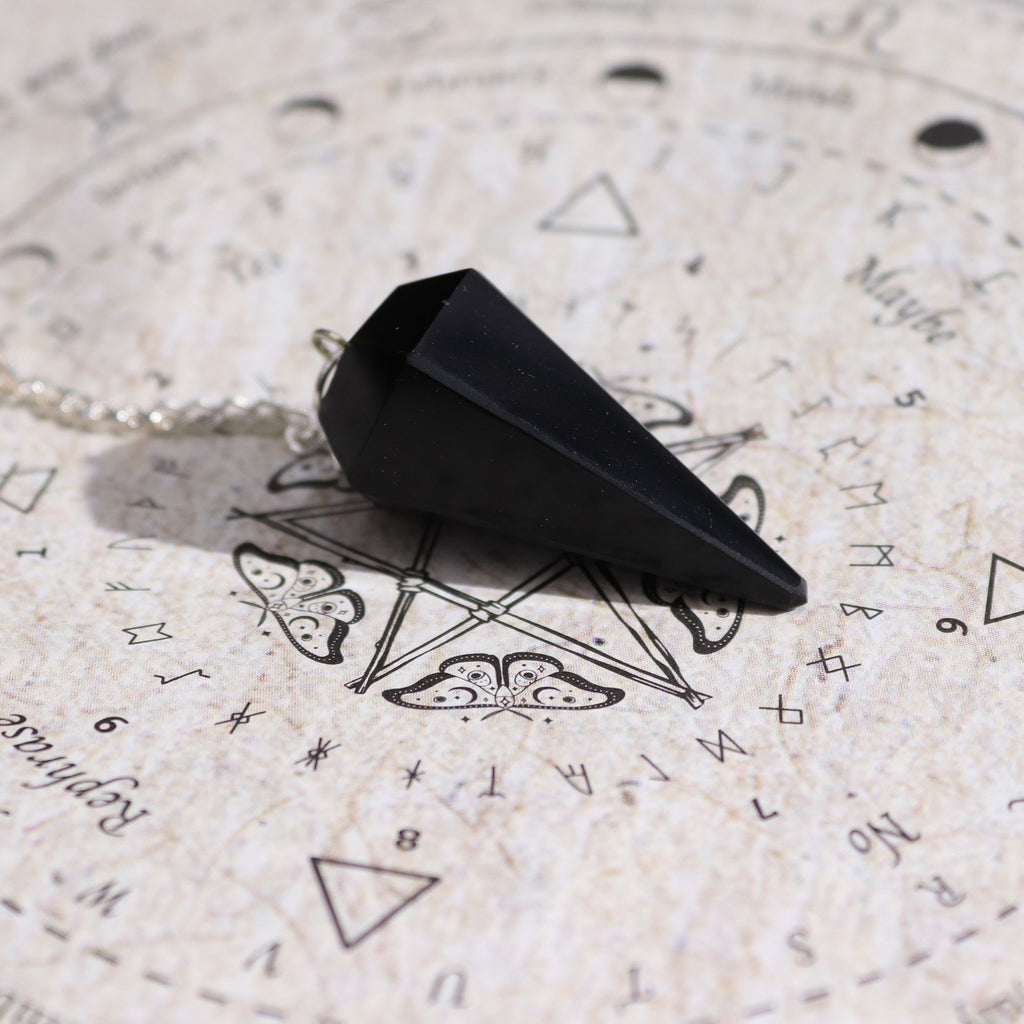 Success Spell Incense with Black Obsidian Pendulum for Focus