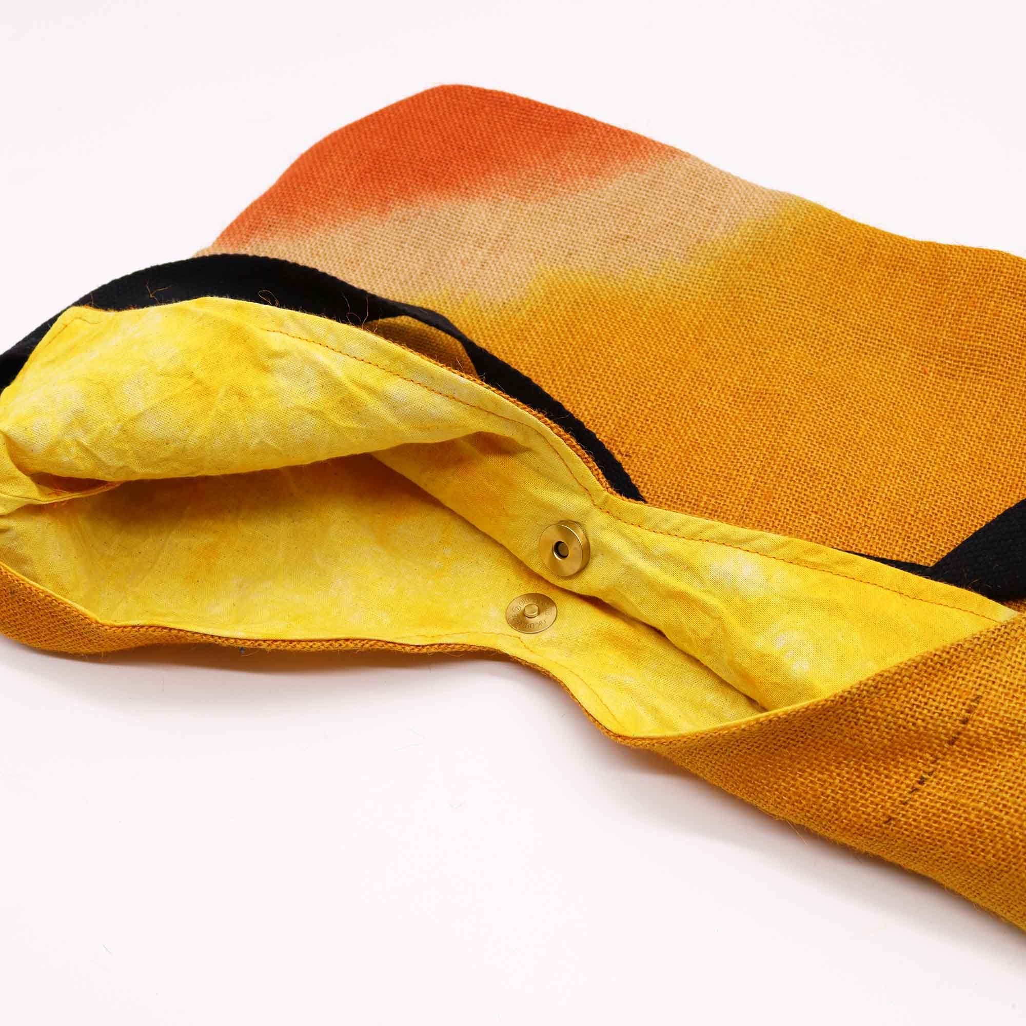 Soft Blend Shoulder Tote in Bright Turmeric for Daily Use