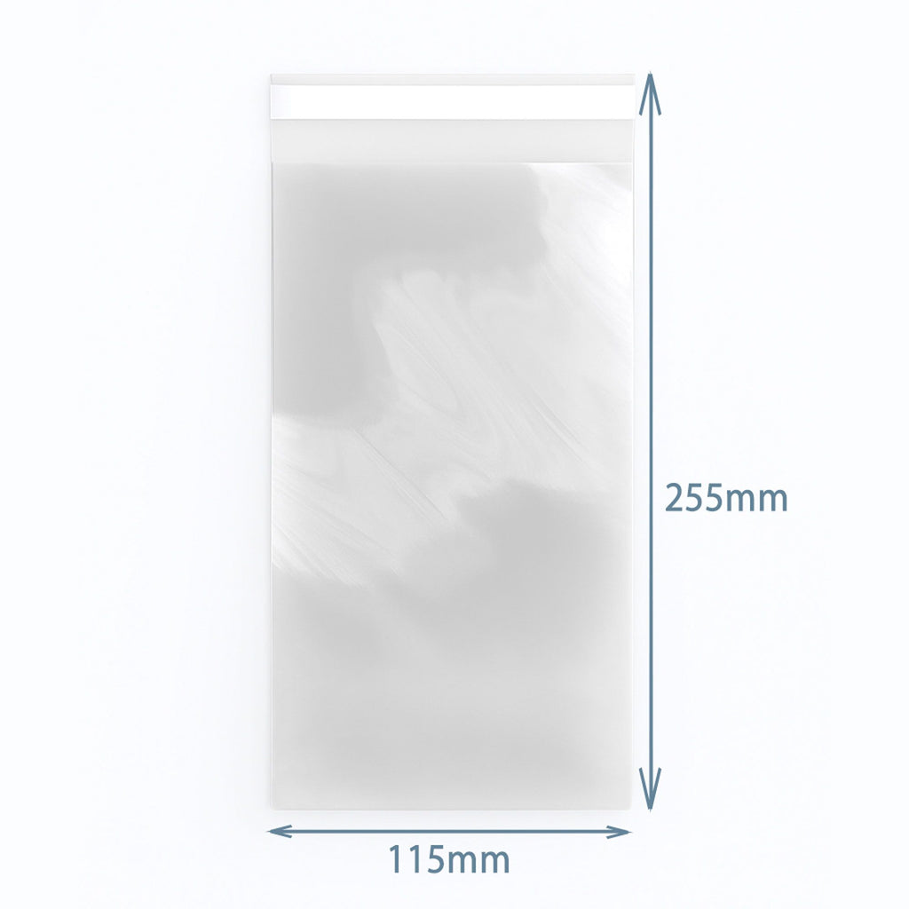 Resealable Poly Prop Bags 255x115mm for Stylish Packaging Solutions