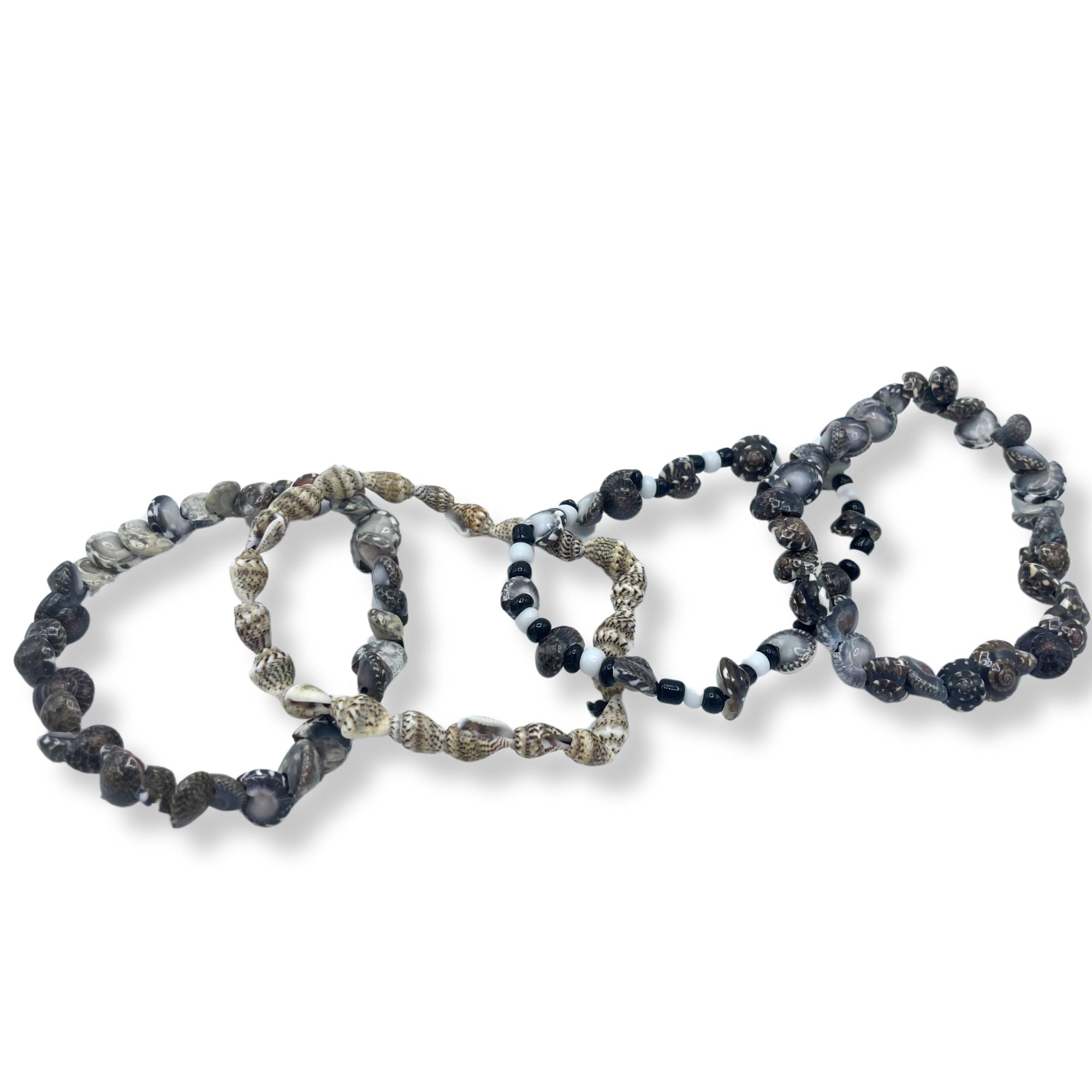 Handmade Friendship Bracelets with Tiny Beach Shells Assorted