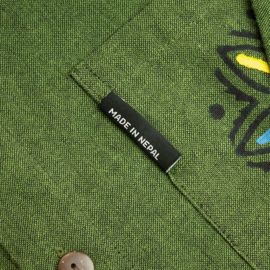 Nomad Sari Kathmandu Shirt in Forest Green for Larger Sizes