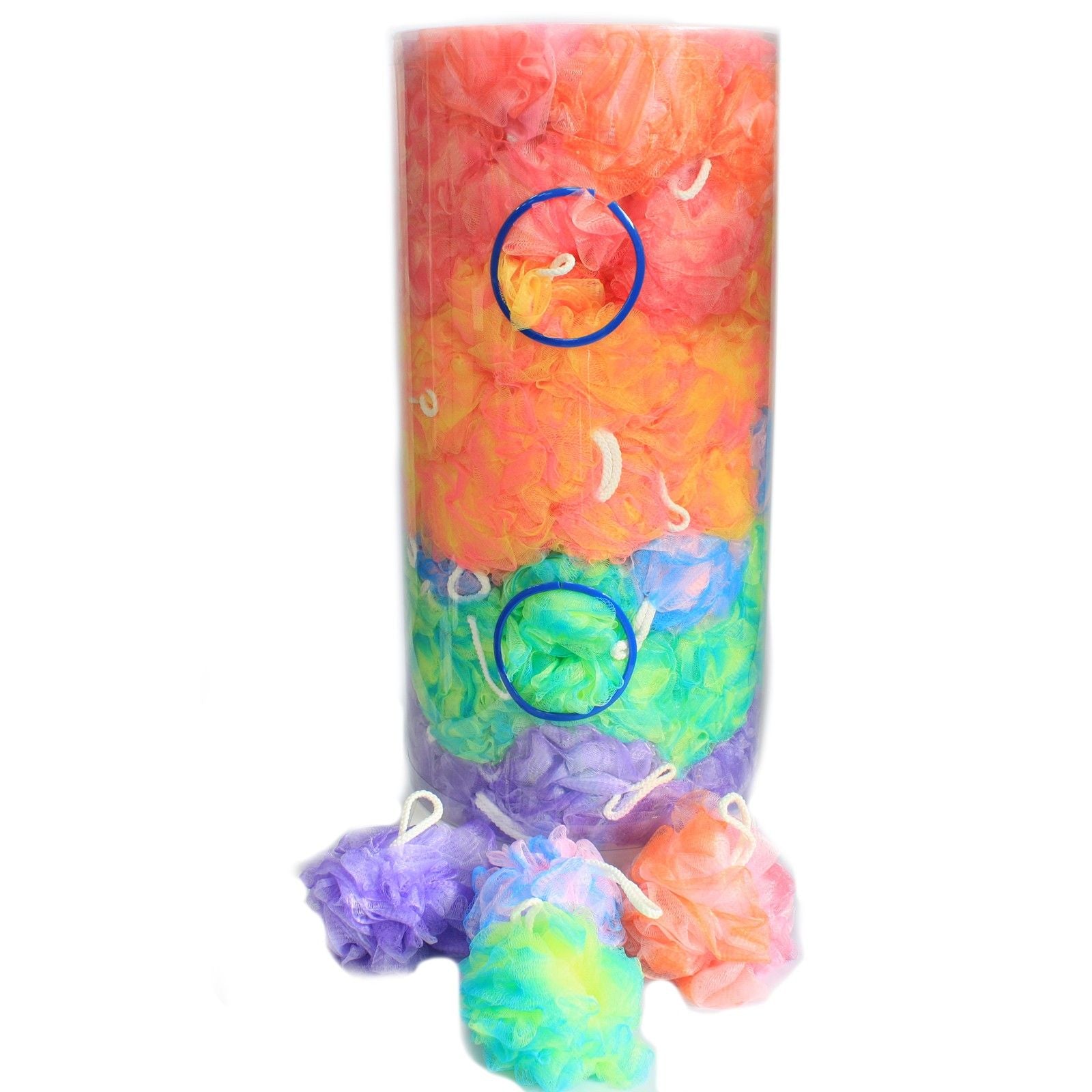 Pretty Variegated Scrunchie in Assorted Colours for Bath Time Fun