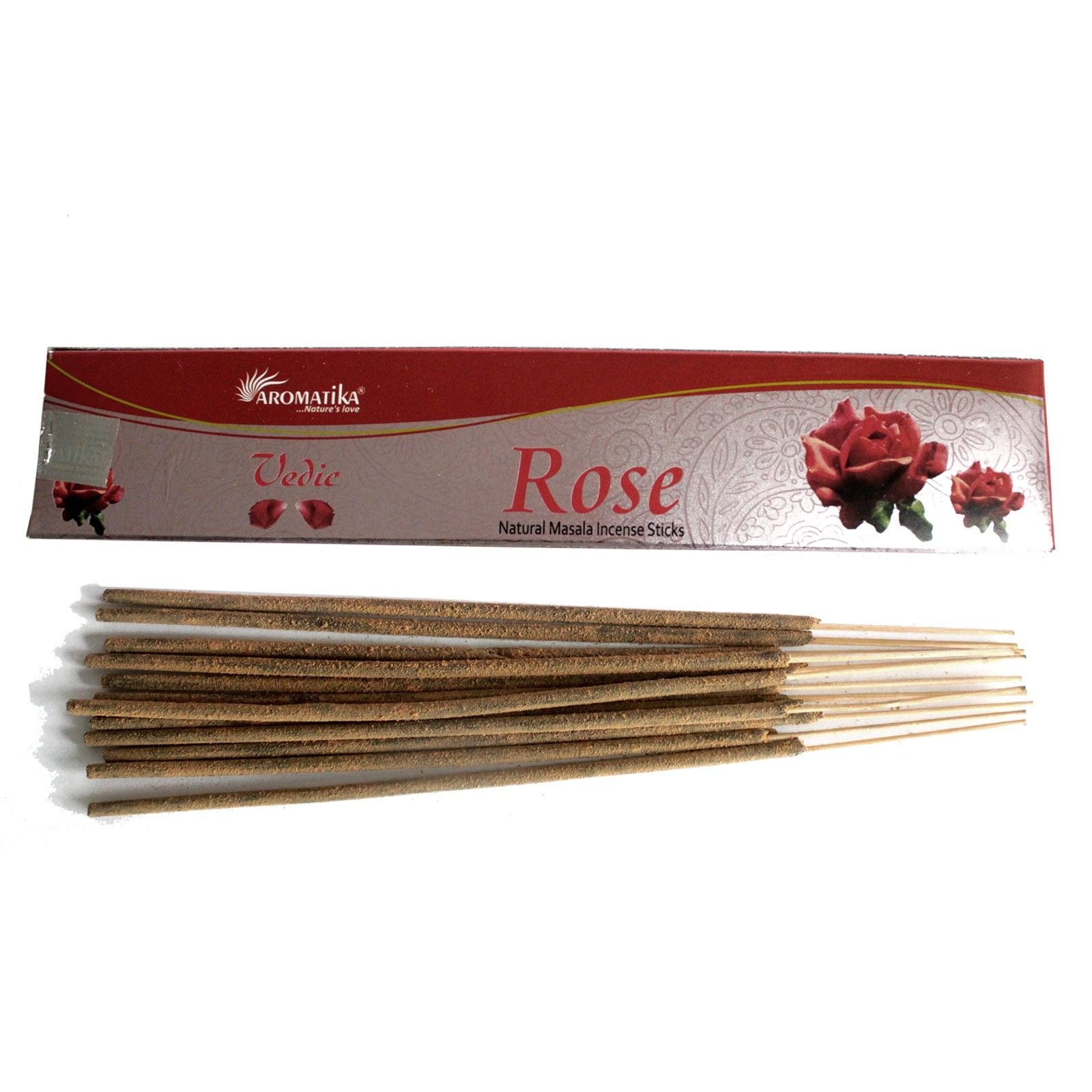 Vedic Incense Sticks Rose for Home Fragrance and Relaxation