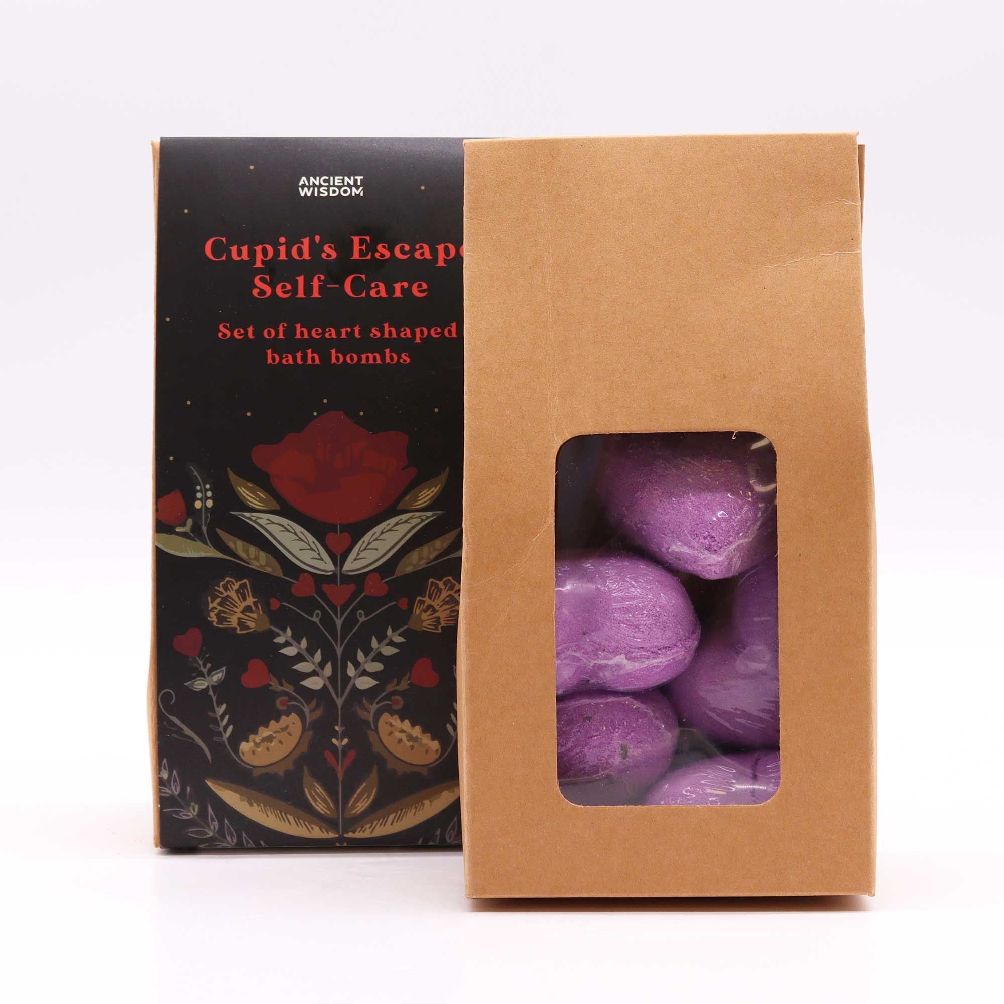 Cupids Escape Self Care Bath Heart Gift Set for Ultimate Relaxation