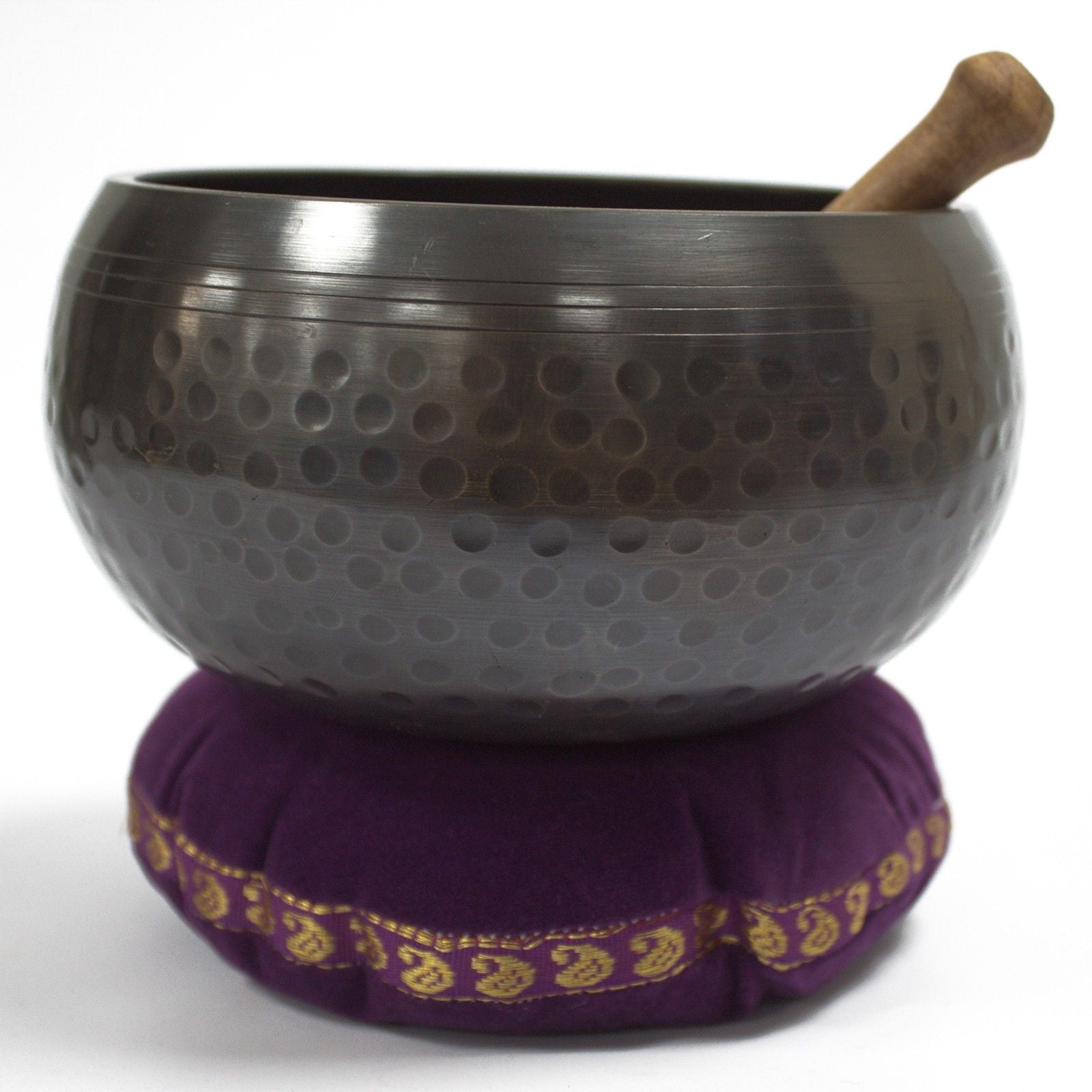 Singing Bowl Velvet Cushion 16cm for Sound Resonance and Display
