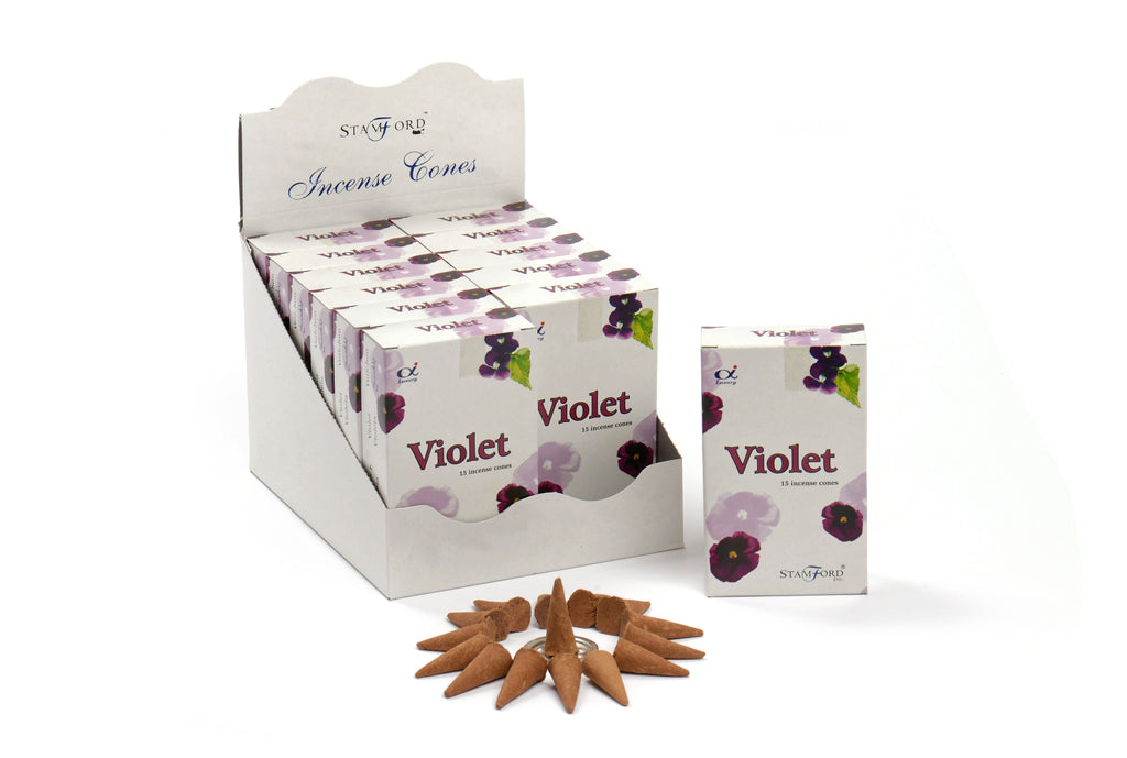 Violet Cones Stamford Premium Incense for Home Fragrance Relaxation
