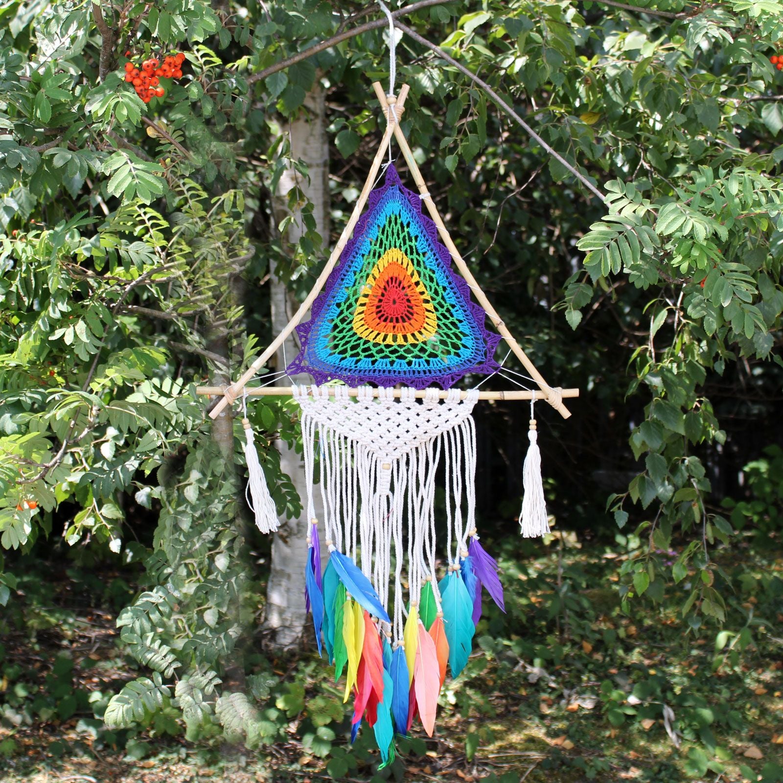 Bali Dreamcatchers Large Multi Pyramid for Beautiful Home Decor