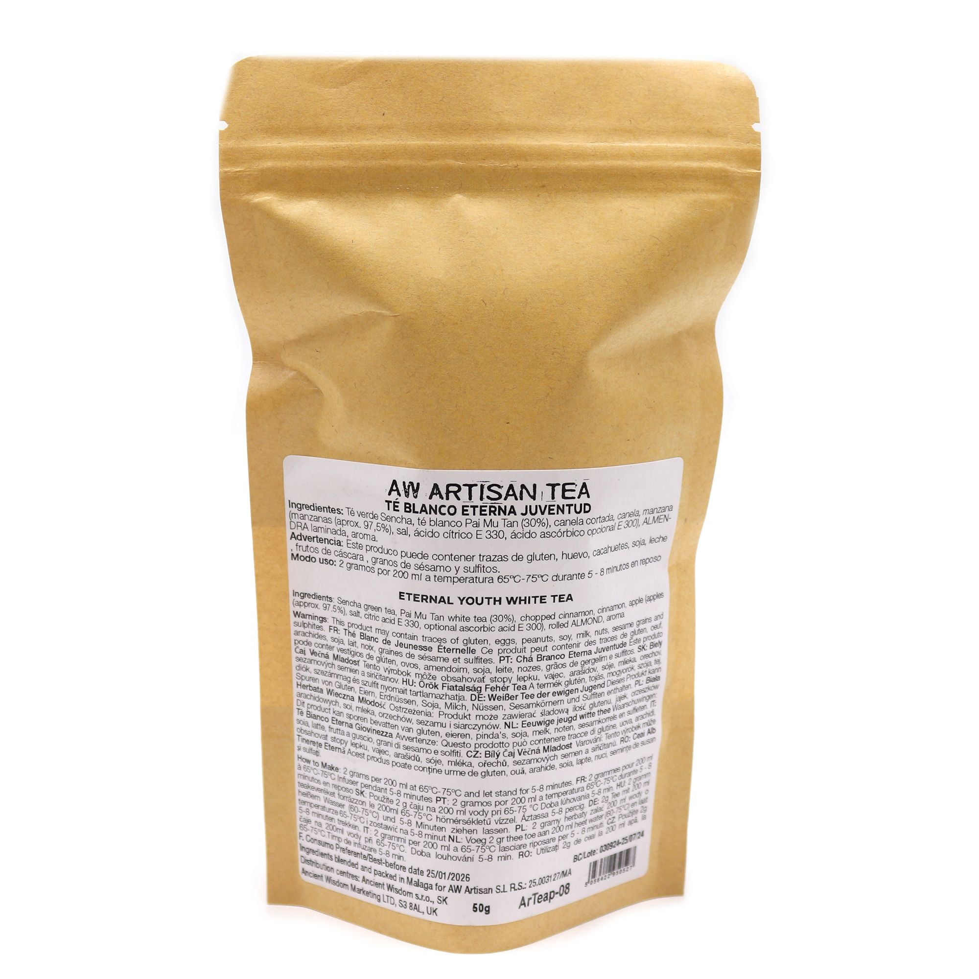 50g Ethernal Elixir Refreshing White Tea Blend for Your Wellness