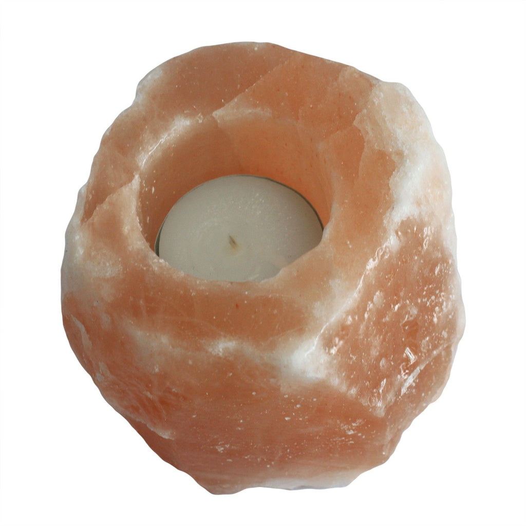 Quality Natural Himalayan Salt Candle Holder for Home Decor
