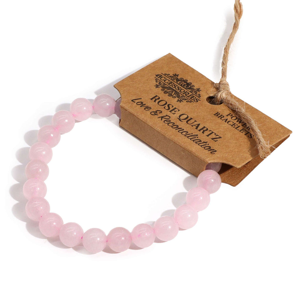 Power Bracelet Rose Quartz for Stylish Everyday Fashion Accessory