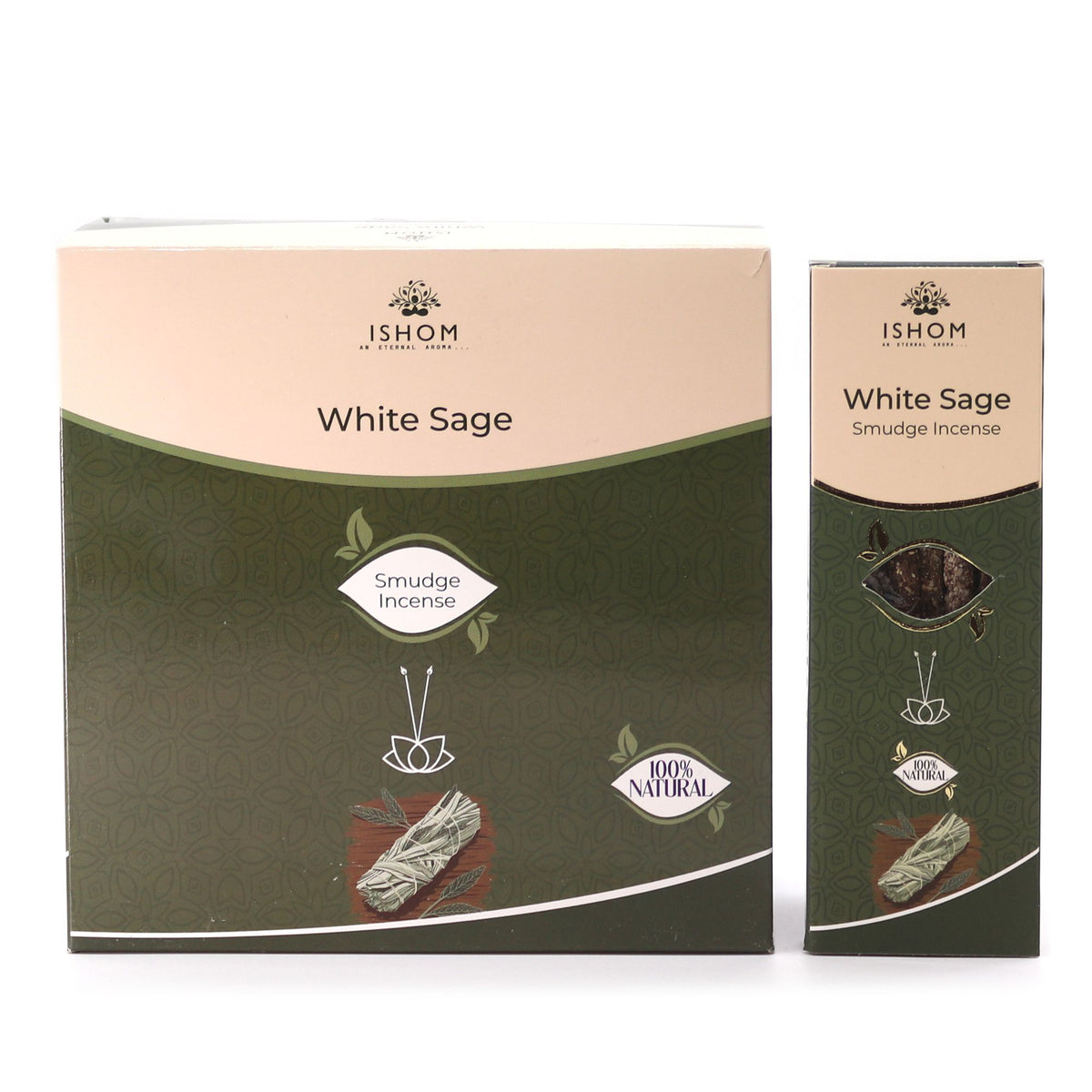 Ishom Smudge Incense - White Sage