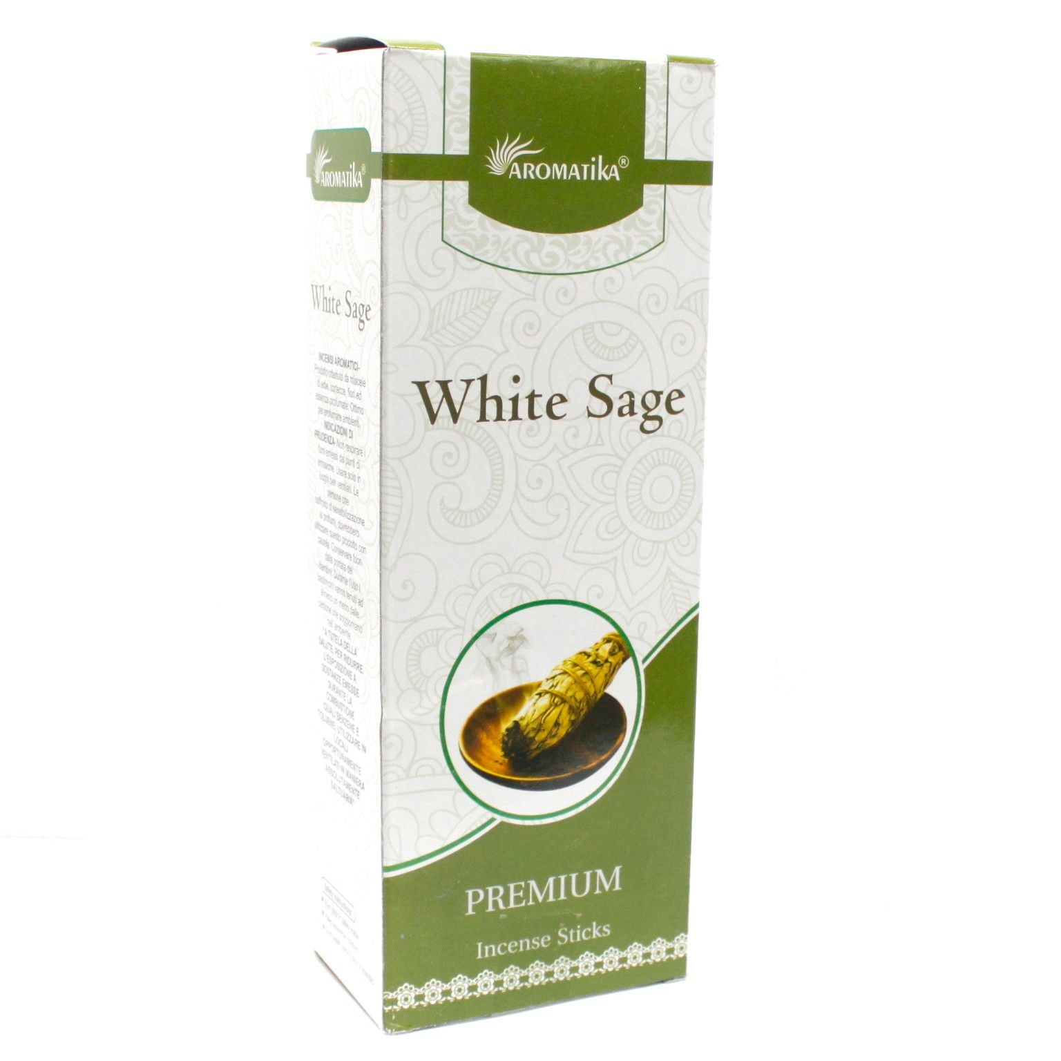 Aromatica Premium Incense White Sage for Energising Home Aromas