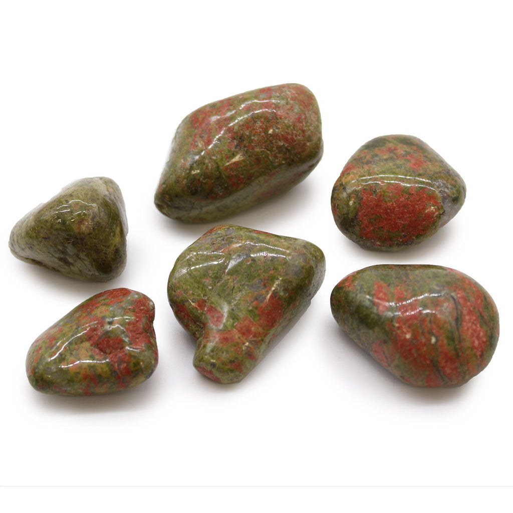 Large Unakite African Tumble Stones for Unique Decorative Appeal