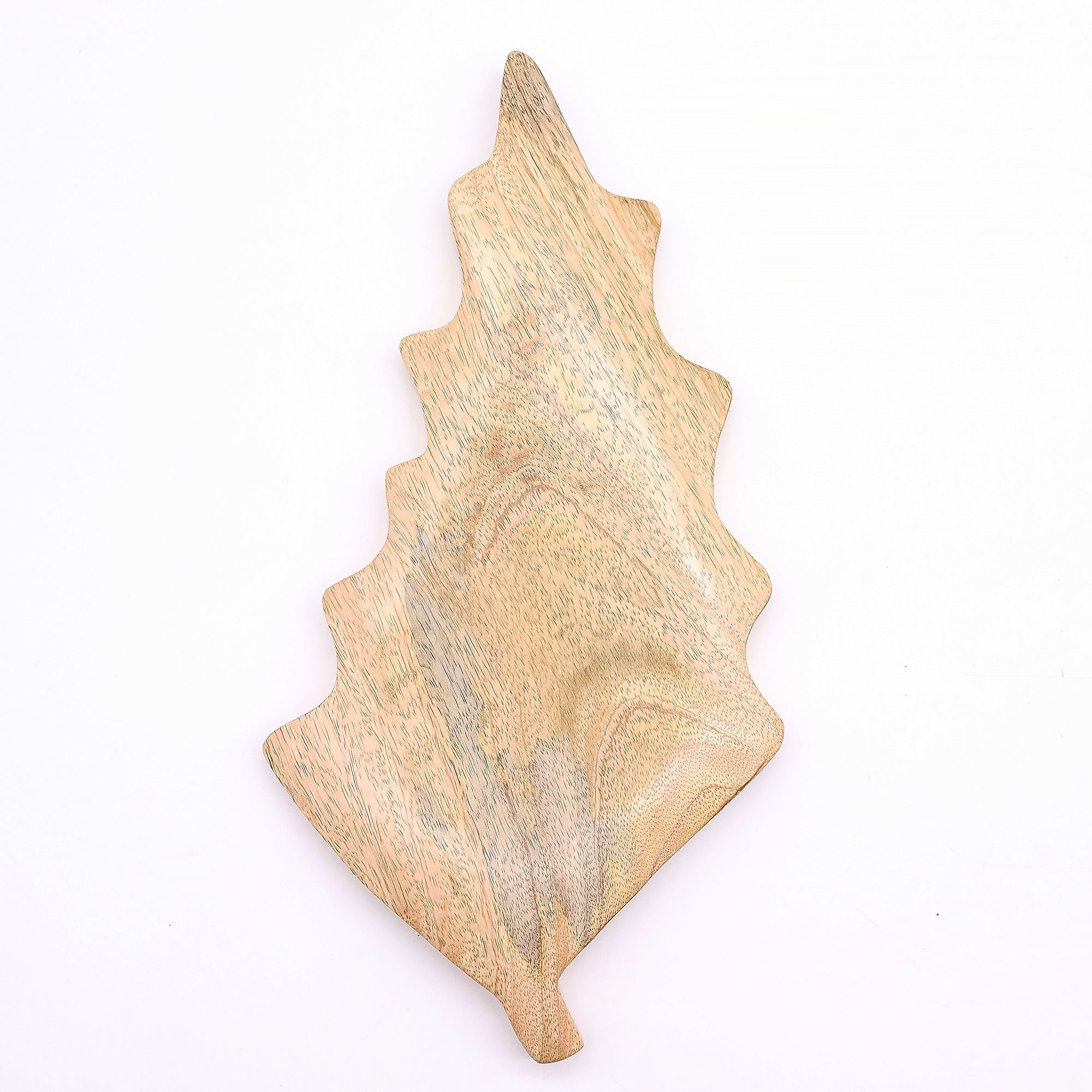 Lost in the Forrest Enamel Leaf Wooden Bowl for Home Decor