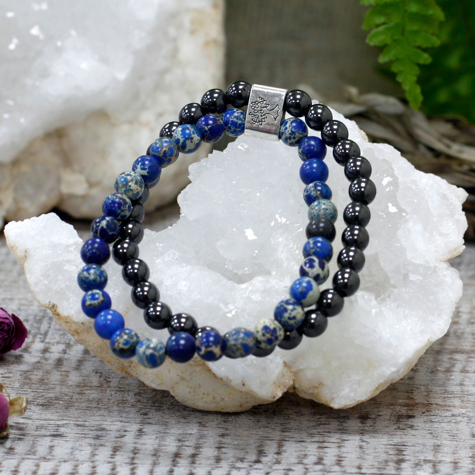 Magnetic Sodalite Gemstone Bracelet for Unique Style Appeal