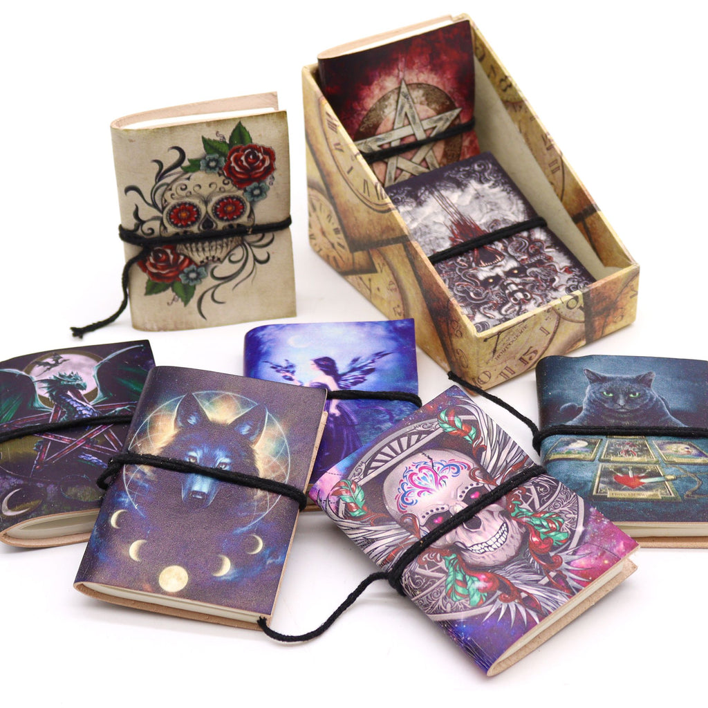 Assorted Gothic Notebooks with Unique Designs for Creative Use