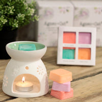 Agnes + Cat Wax Melter with Four Soy Wax Melts