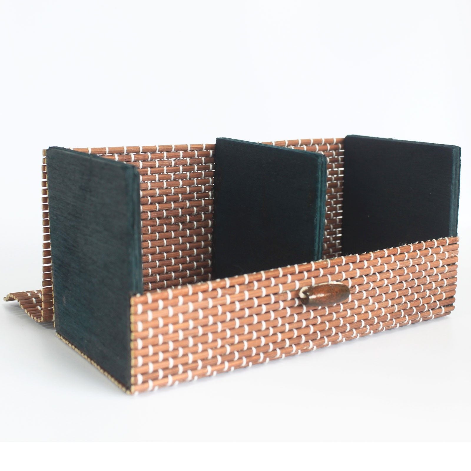 Elegant Double Box Fine Bamboo Gift Box for Candles and More