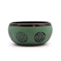 Earth Powder Singing Bowl with Mandala Buddha Design 16cm