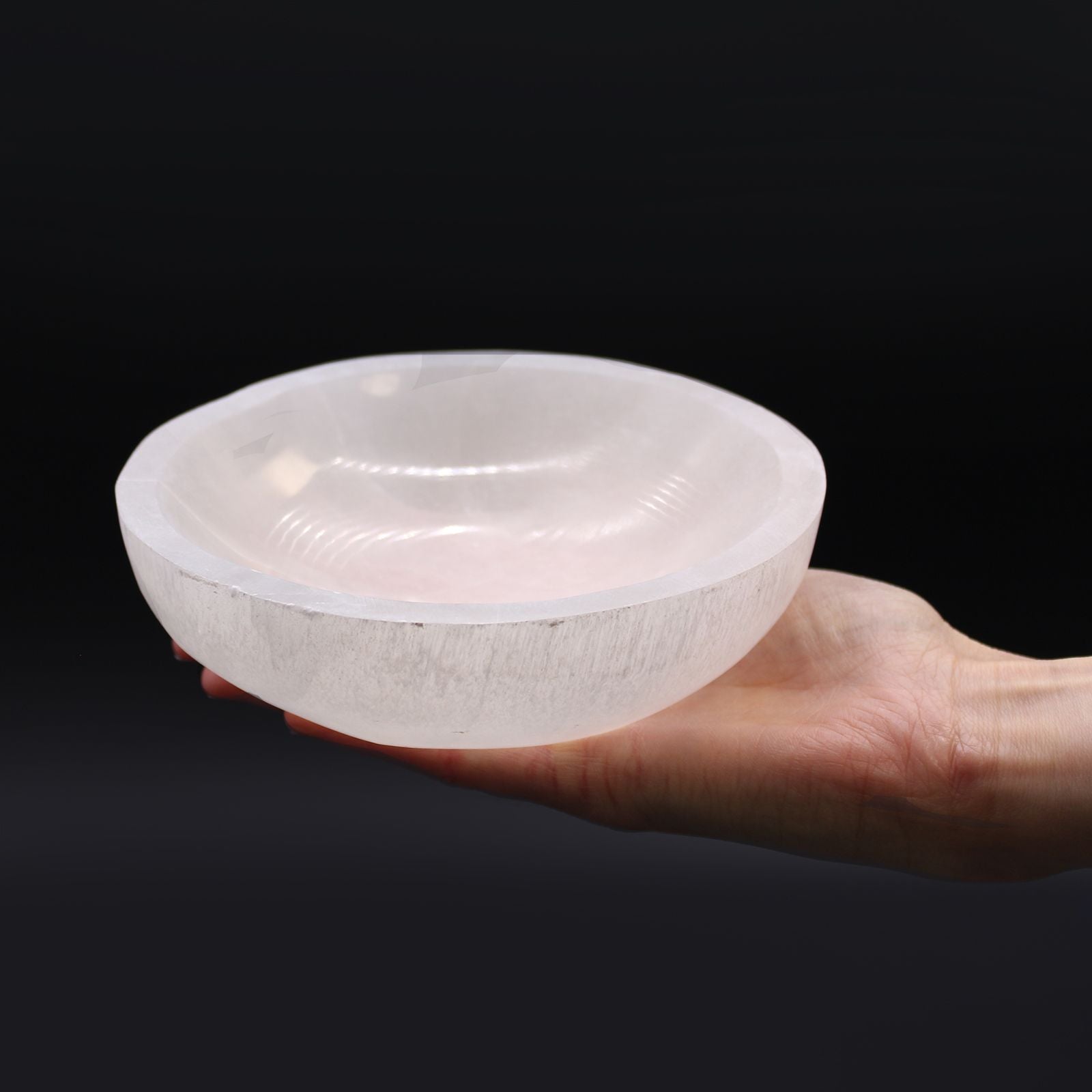 Selenite Round Bowl 15cm for Elegant Home Decor and Styling