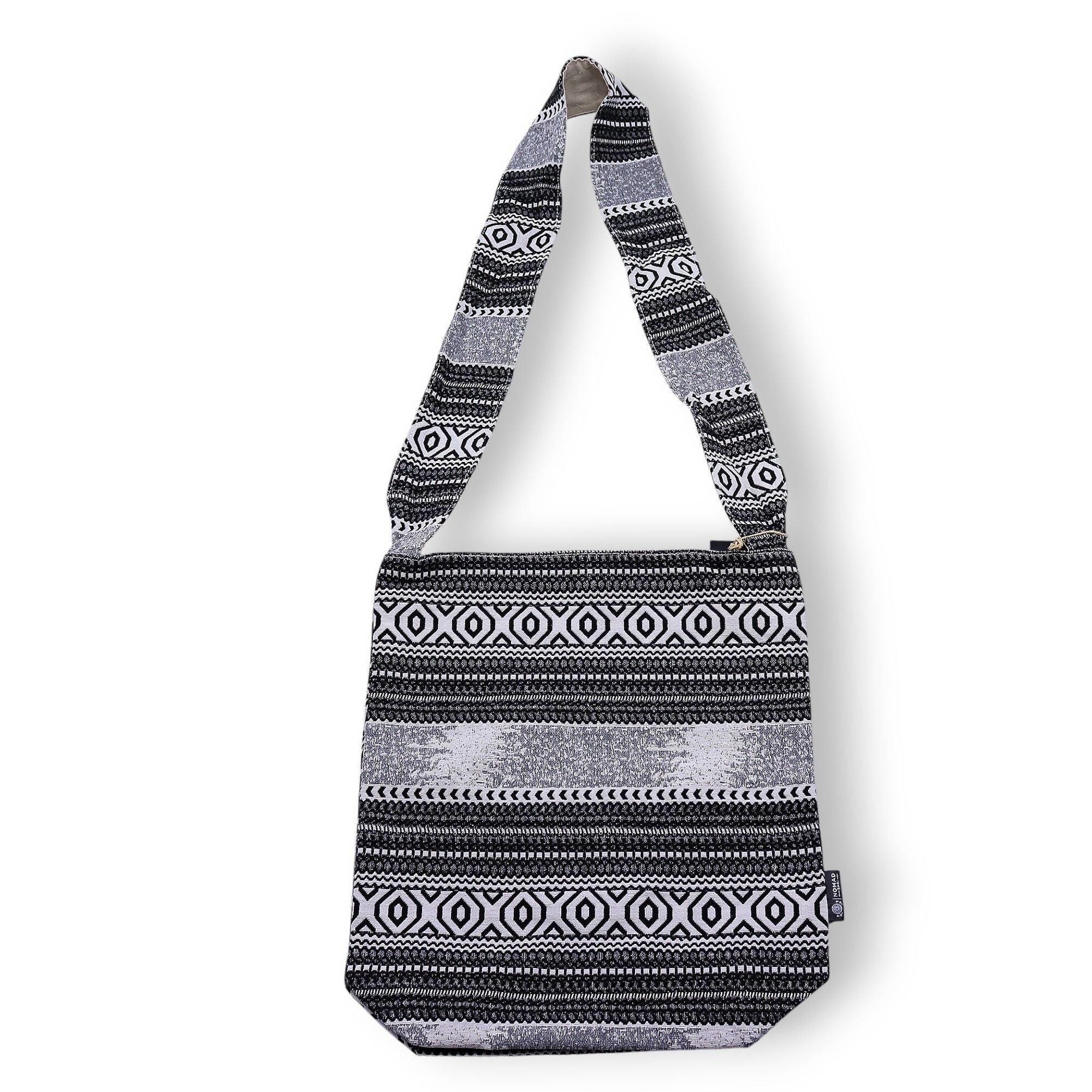 Nomad Sari Jacquard Natural Carryall Bags for Daily Essentials