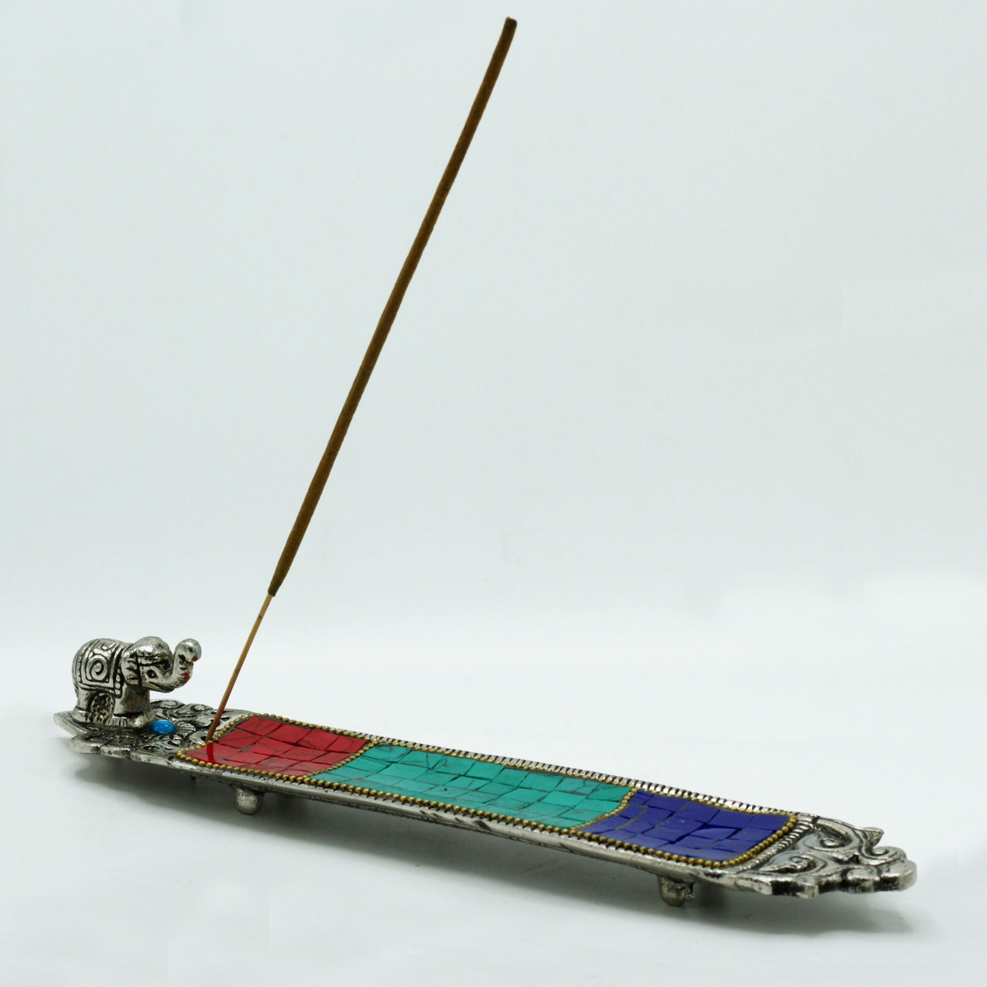 Elephant Long Tibetan Incense Holder for Unique Home Decor
