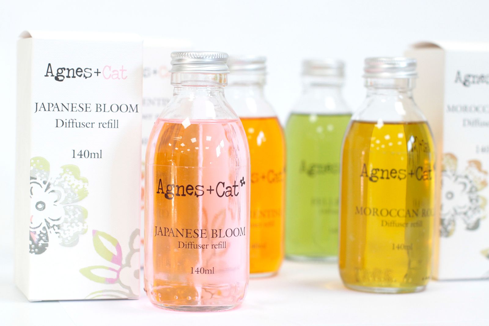 Agnes + Cat Reed Diffuser Refill Fresh Citrus 150ml for Home