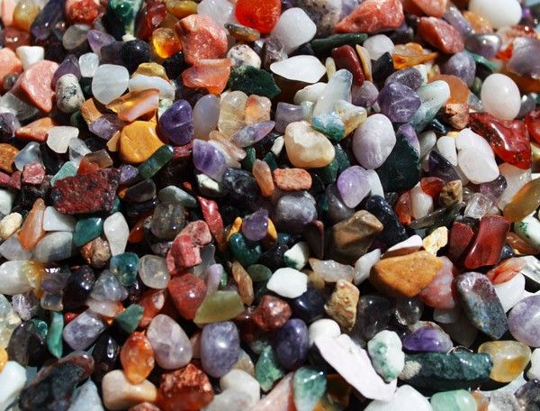 Mixed Natural Gemstone Chips 5KG for Craft and Decorative Use