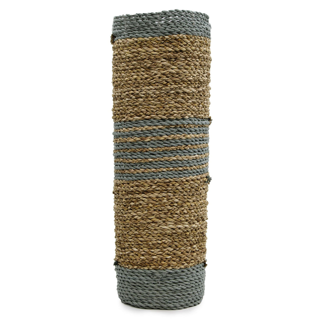 Seagrass & Abu Abu Raffia Set with 2 Vases and 2 Bins for Storage