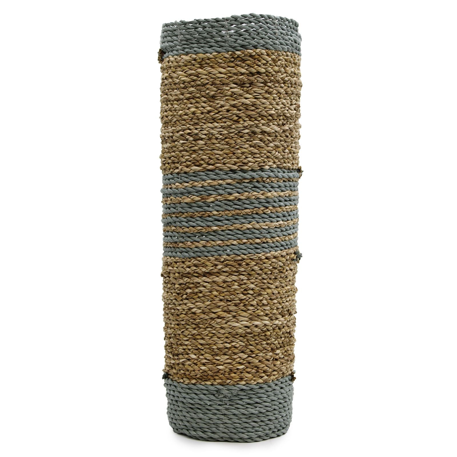 Seagrass & Abu Abu Raffia Set with 2 Vases and 2 Bins for Storage