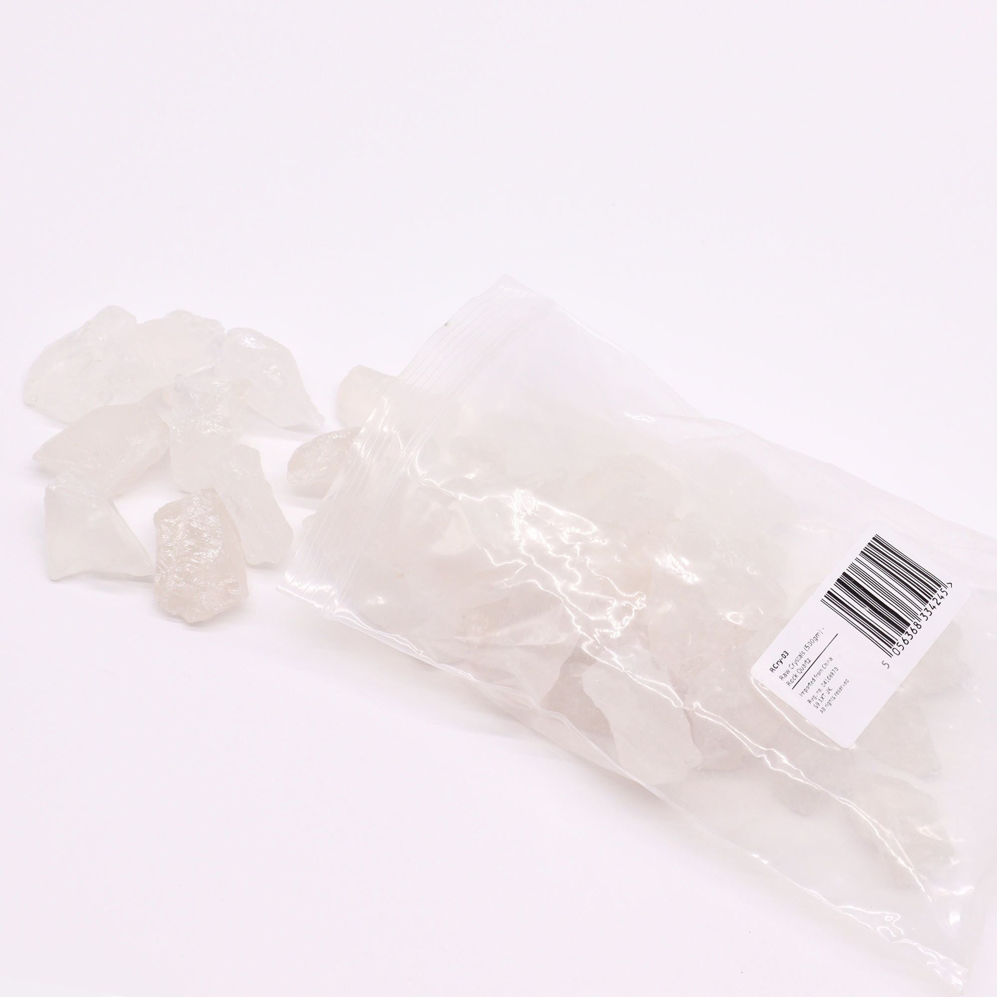 Rock Quartz Raw Crystals 500gm for Clarity and Home Decor