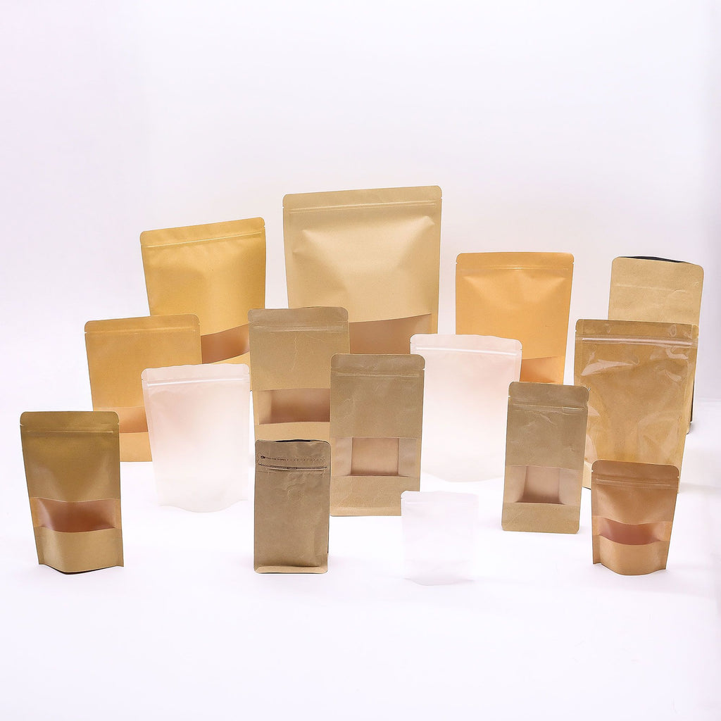 Kraft Window Bag 18x26 cm for Creative Gift Packaging Needs