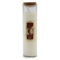 Magic Spell Candle Friendship with Moss Agate and Velvet Moon