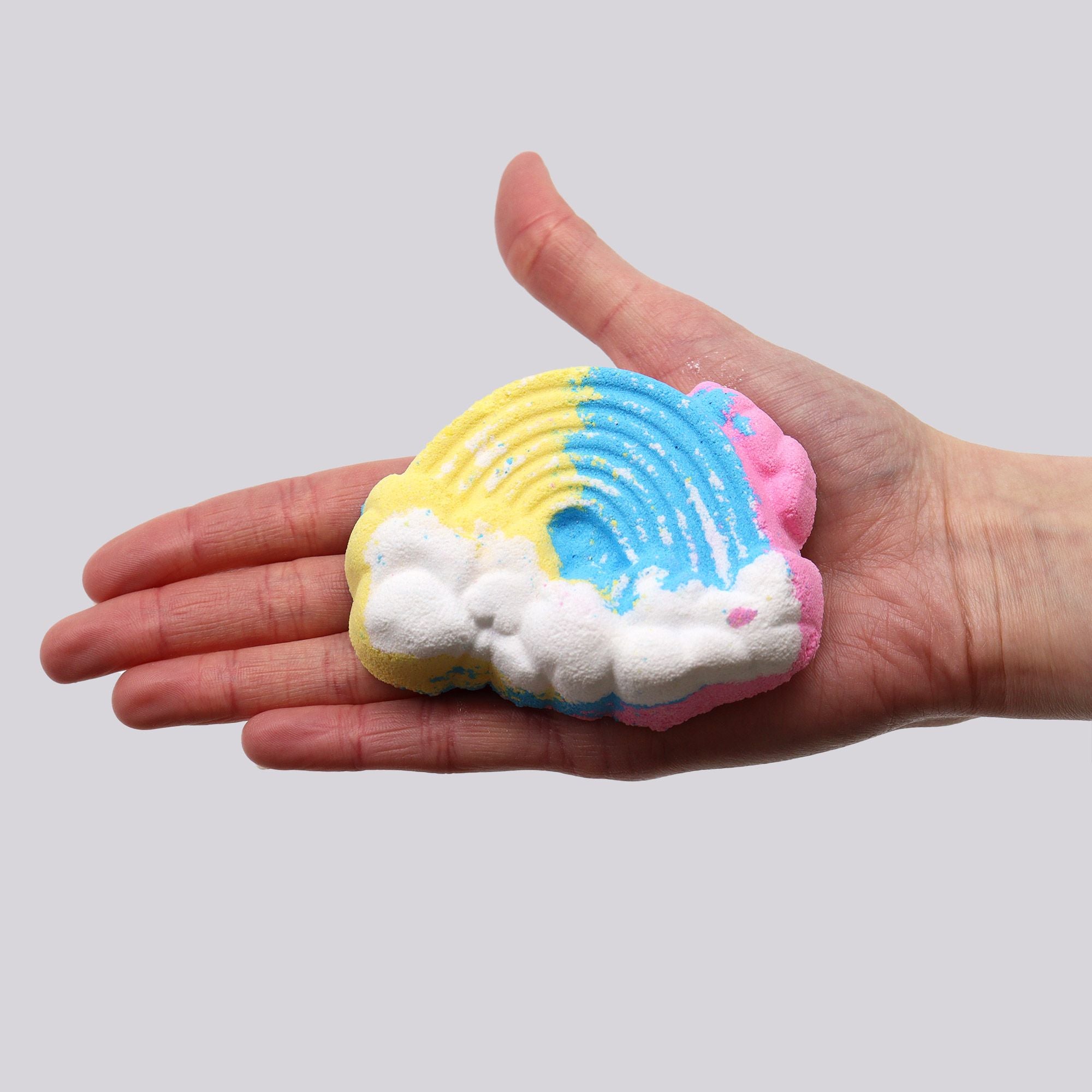 Cloud Bath Bomb 95g with Tropical Mango Scent for Kids Fun