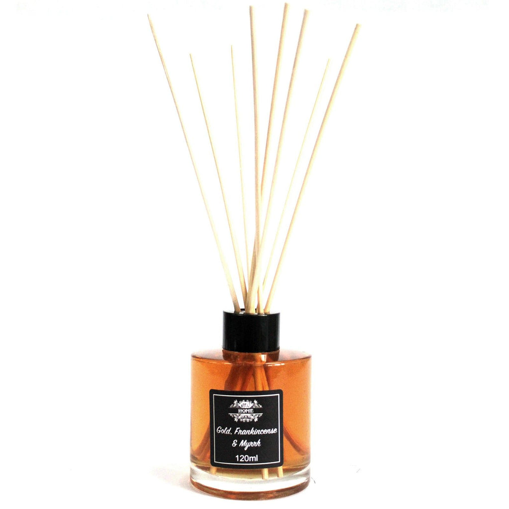 120ml Reed Diffuser with Gold Frankincense and Myrrh Aroma Blend