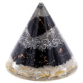 Stylish Orgonite Cone with Selenite and Black Tourmaline Copper