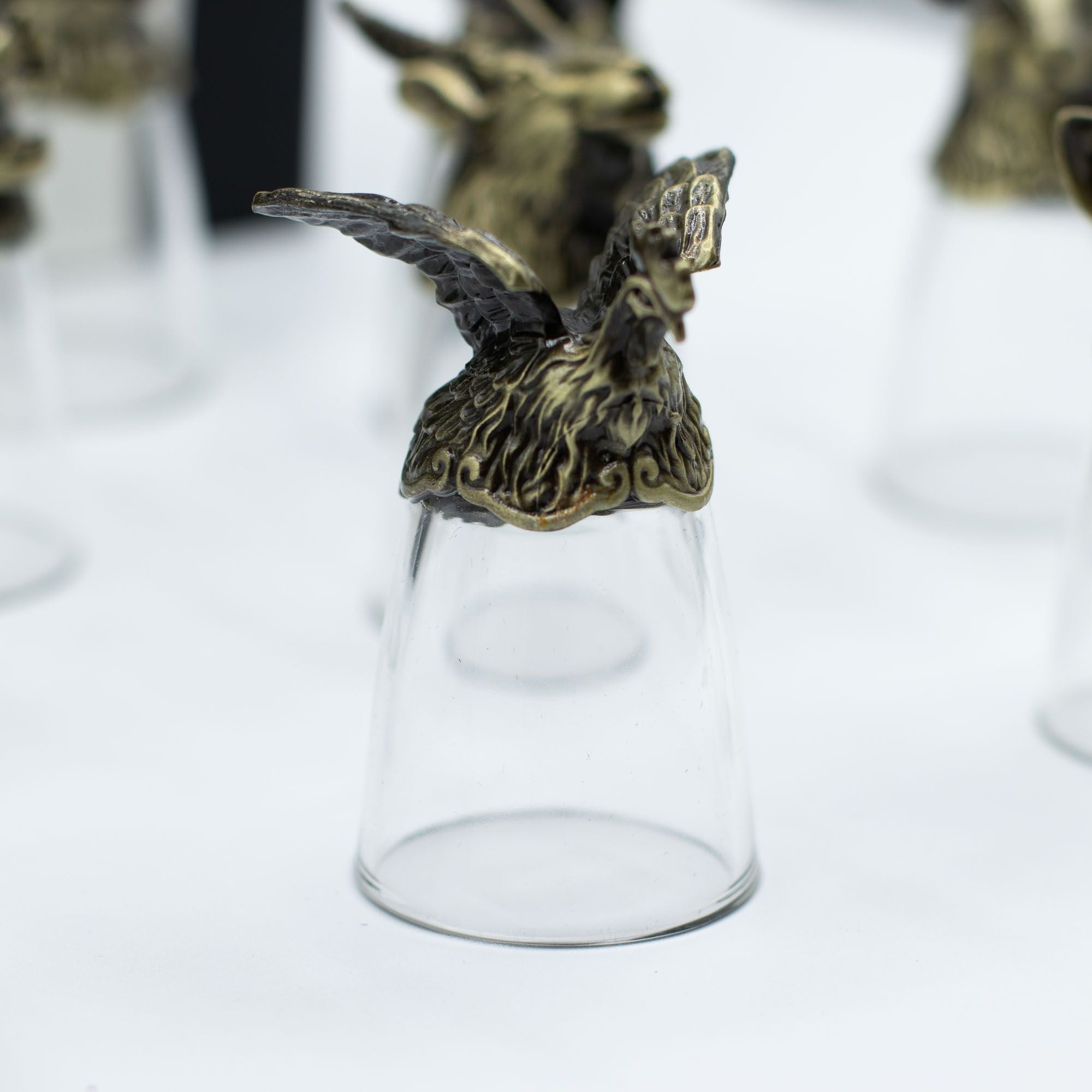 Gift Set of 12 Glasses 25ml Featuring Forest and Mystical Creatures