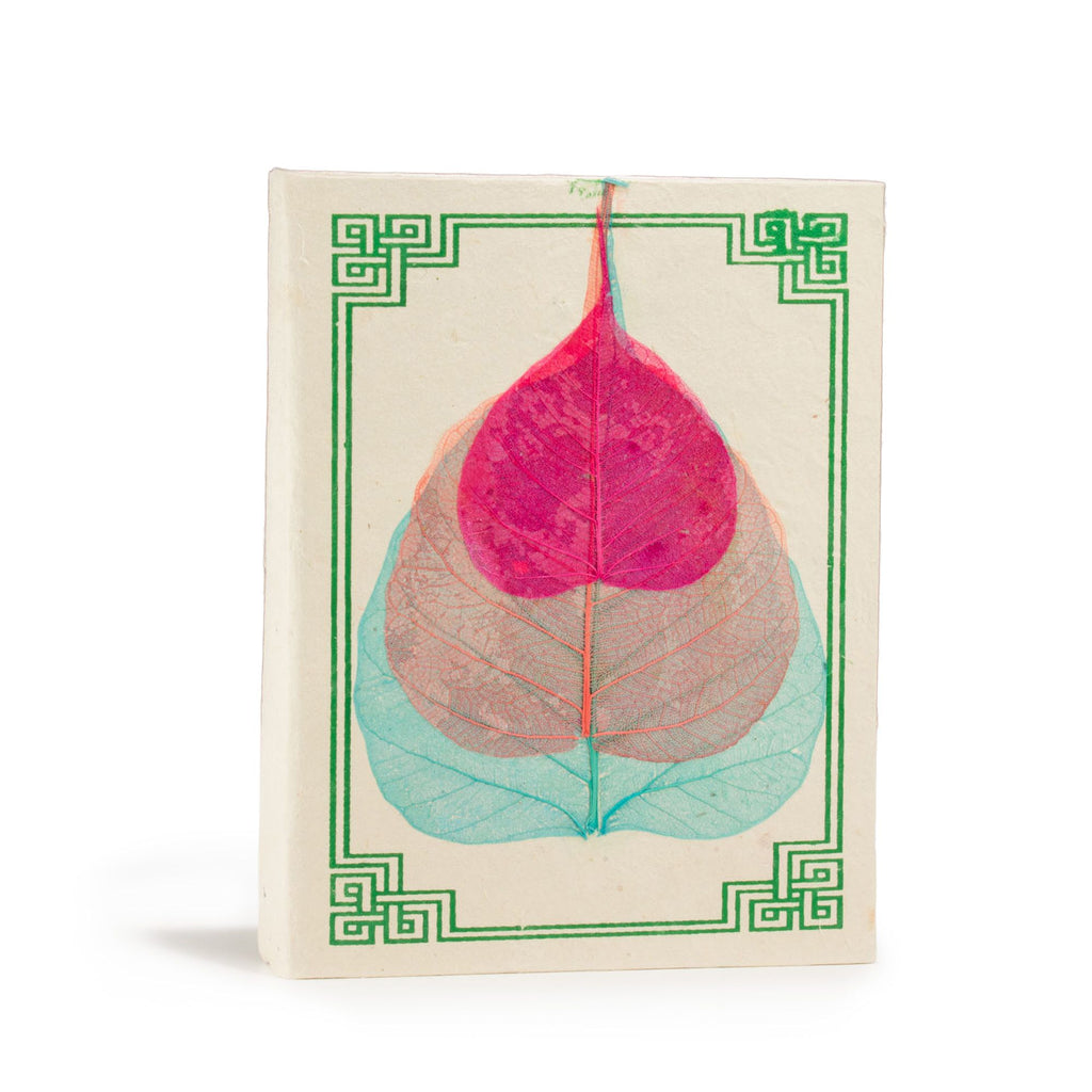 Lokta Bodhi Leaf Notebook Medium with 45 Unique Pages Each
