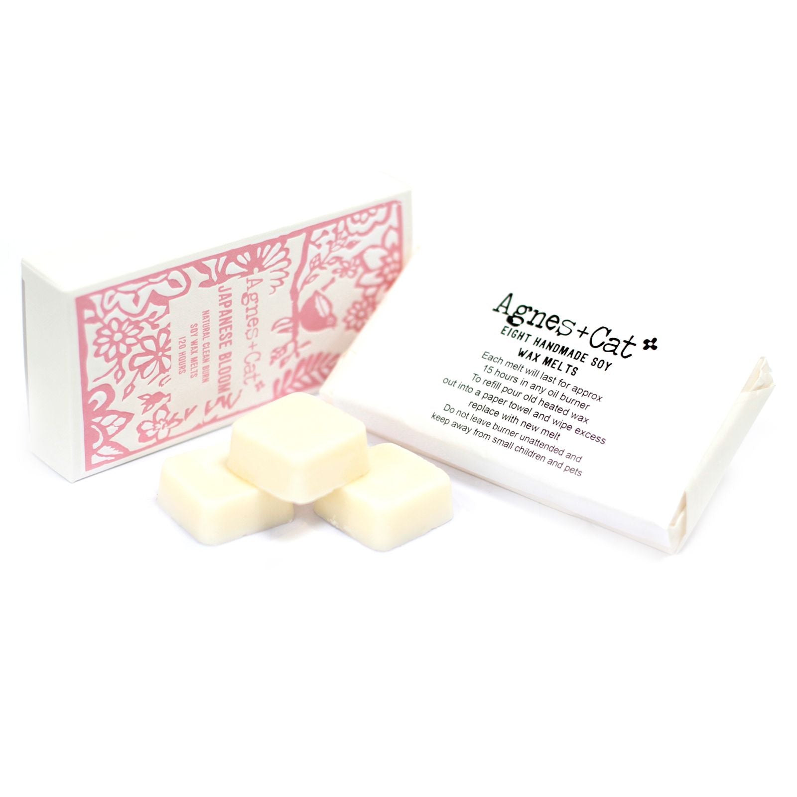 Agnes + Cat Japanese Bloom Wax Melts Box of 8 for Home Fragrance