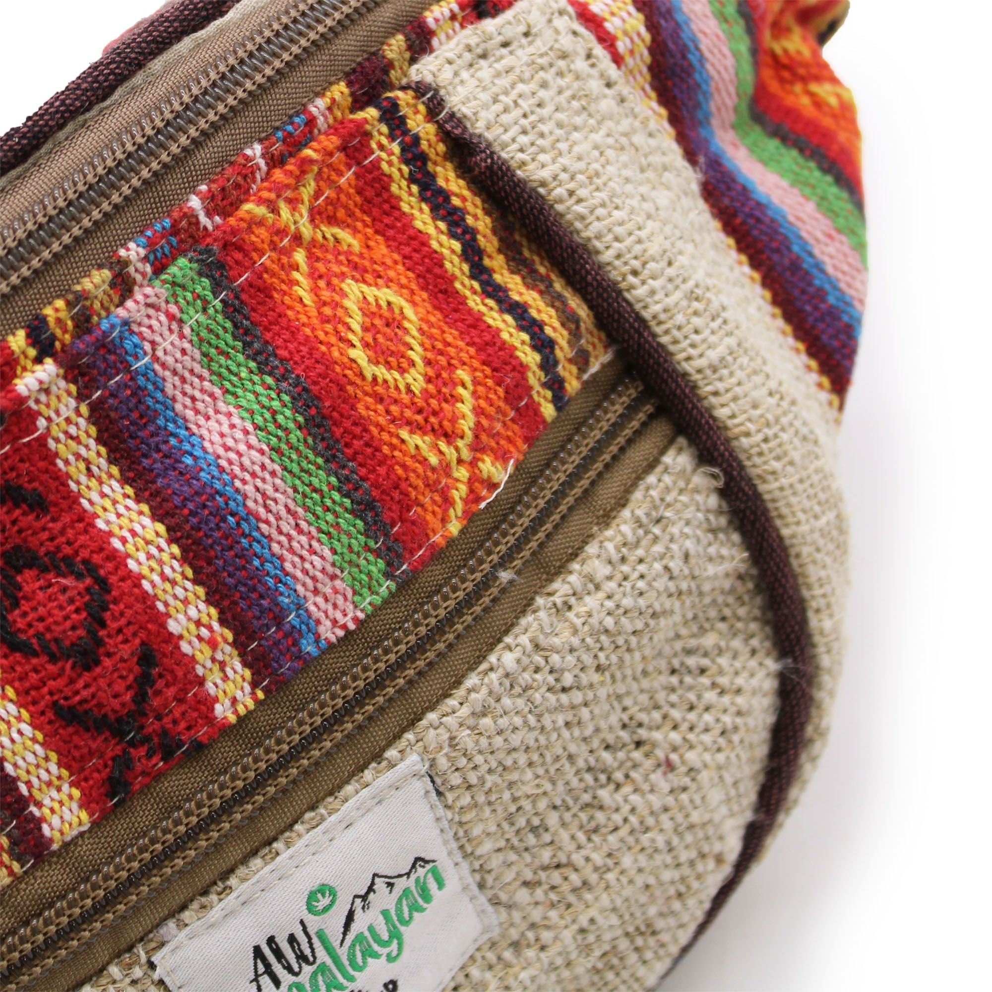 Bum Bag Hemp & Cotton with Assorted Designs for Everyday Use