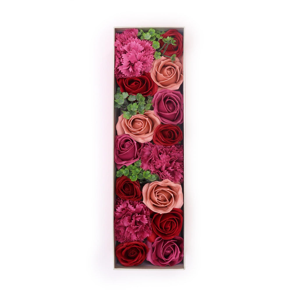 Long Box Vintage Roses Soap Flowers Gift Box for Elegant Gifting