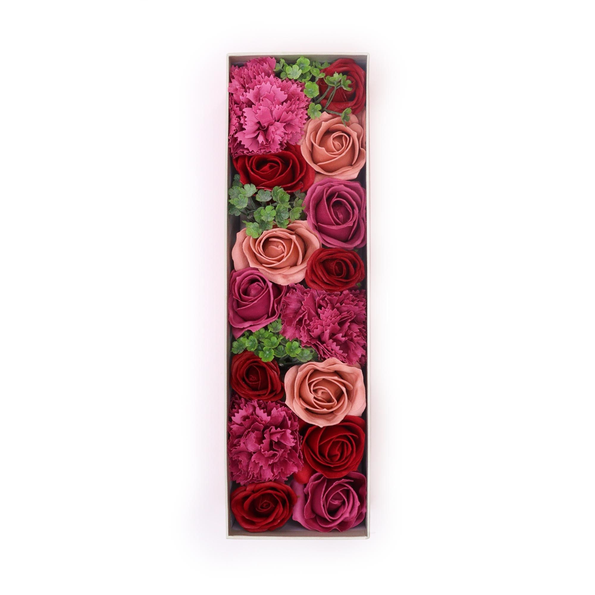 Long Box Vintage Roses Soap Flowers Gift Box for Elegant Gifting