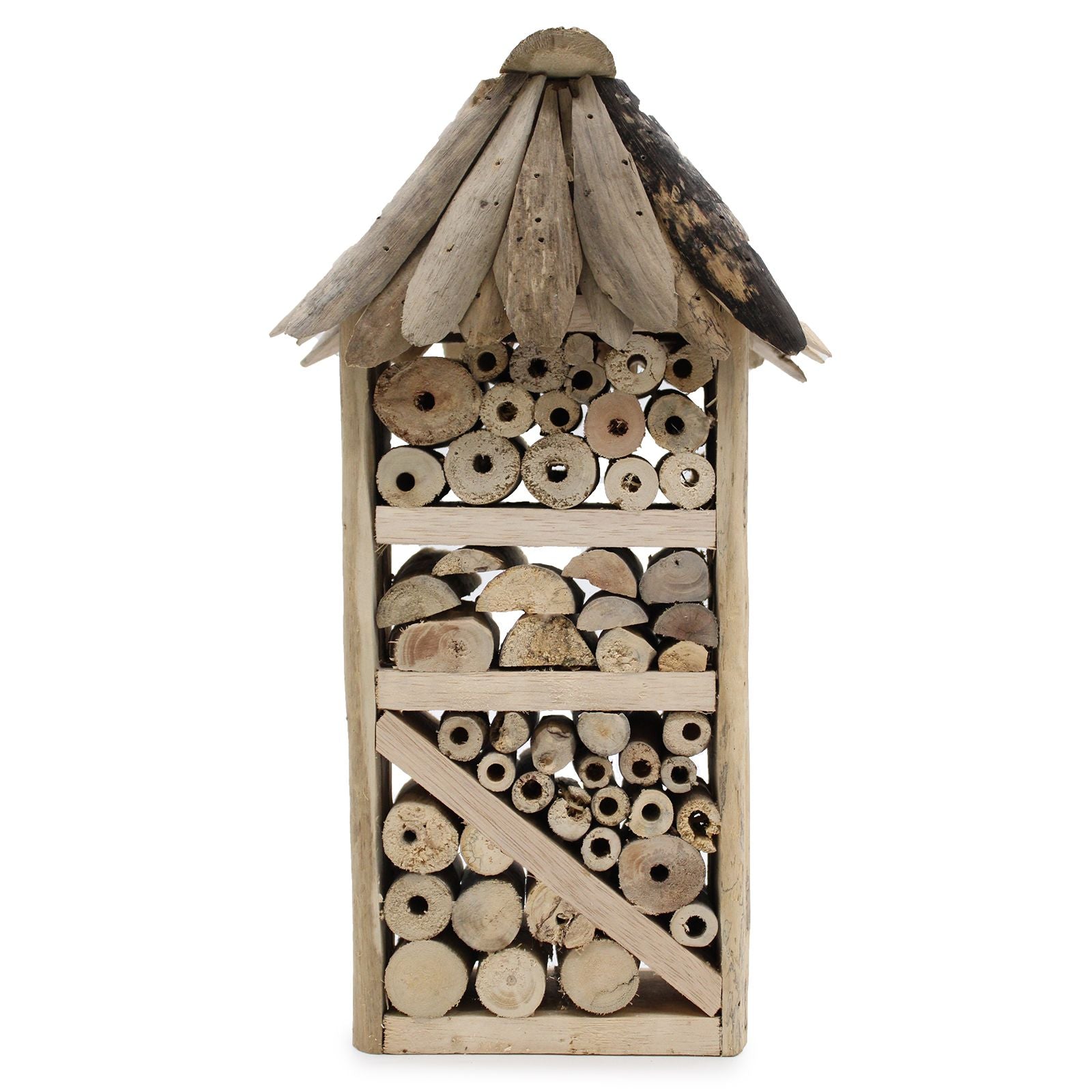Driftwood Bee and Insect Highrise Box for Beautiful Garden Decor