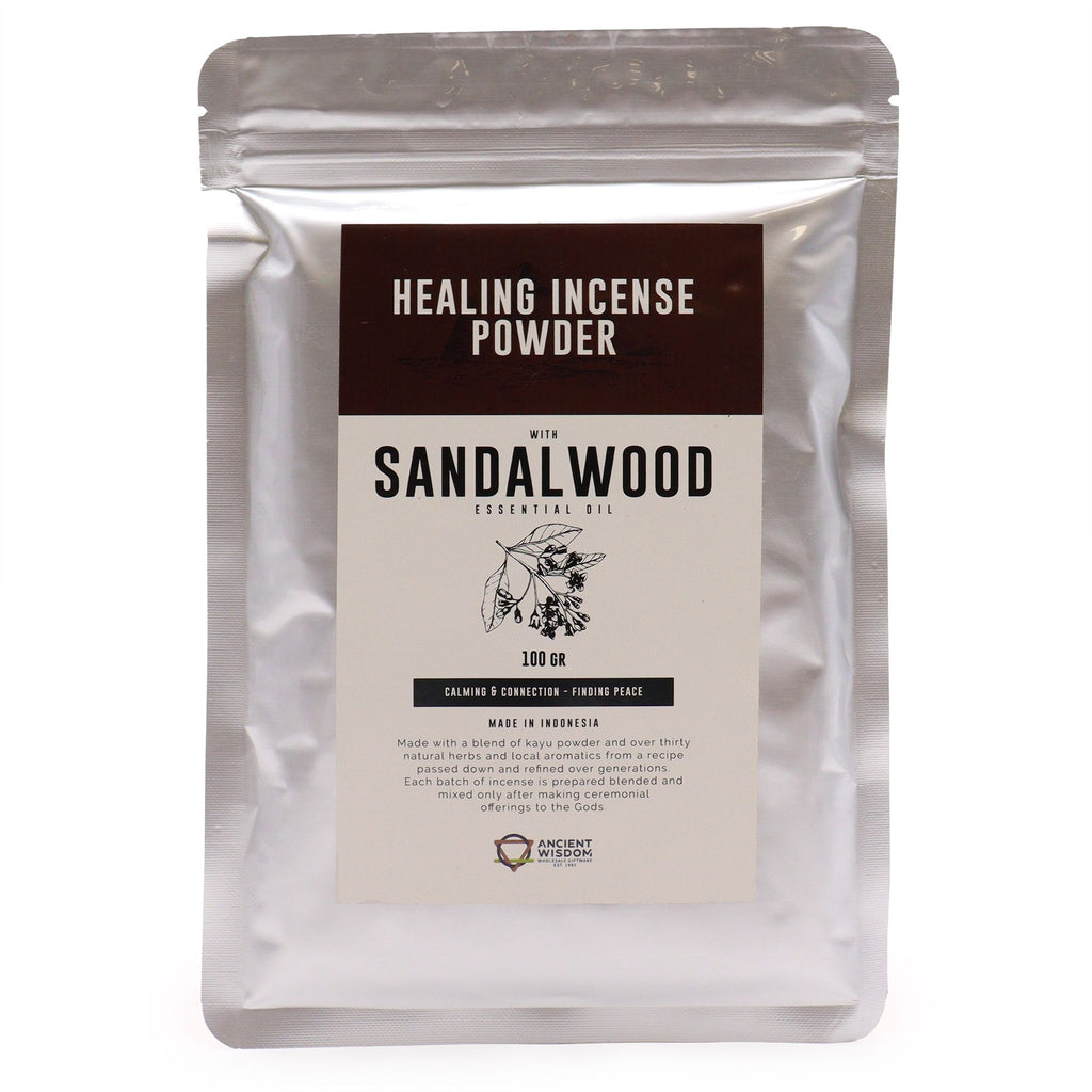 Healing Incense Powder Sandalwood 100gm for Aromatic Serenity