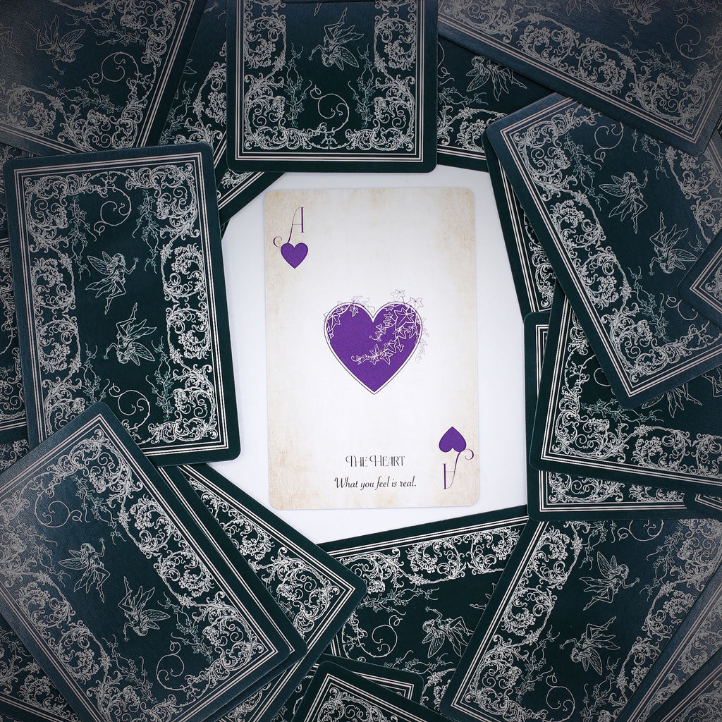 Fae Realm Playing and Oracle Cards with Enchanting Fairy Theme