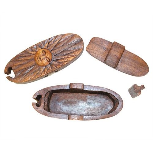 Bali Magic Box Sun Puzzle Box for Unique Gift Hiding Experience