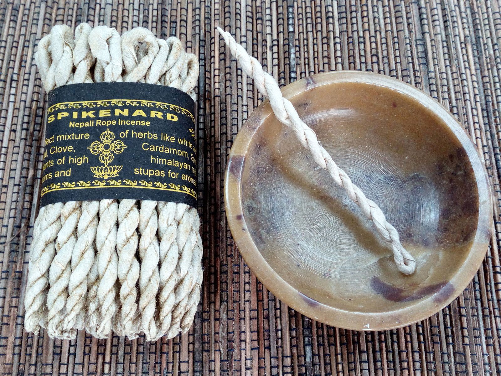 Pure Herbs Spikenard Rope Incense for Aromatic Ambience Creation