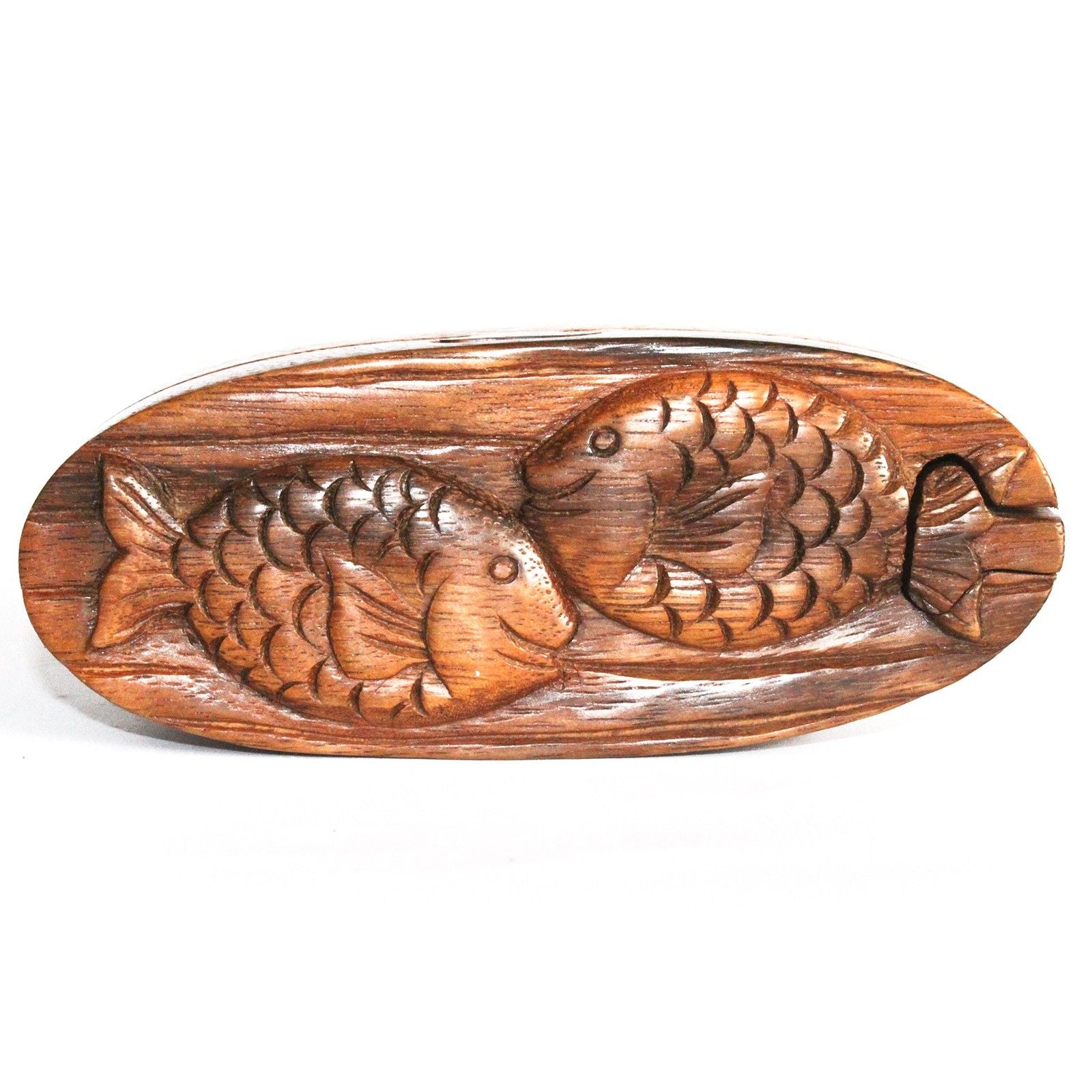 Bali Magic Box Twin Fish Puzzle Box for Unique Gift Giving Fun